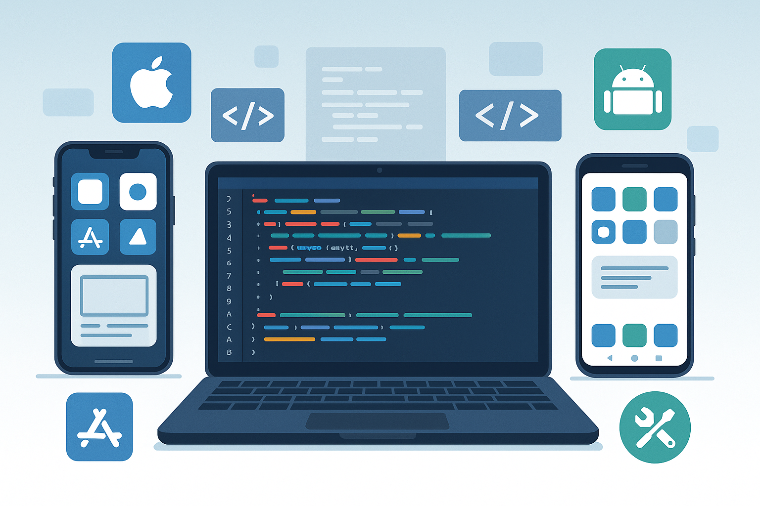 Mobile application programming (iOS & Android).