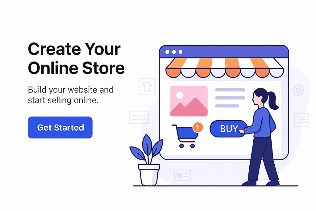 Create your online store and website